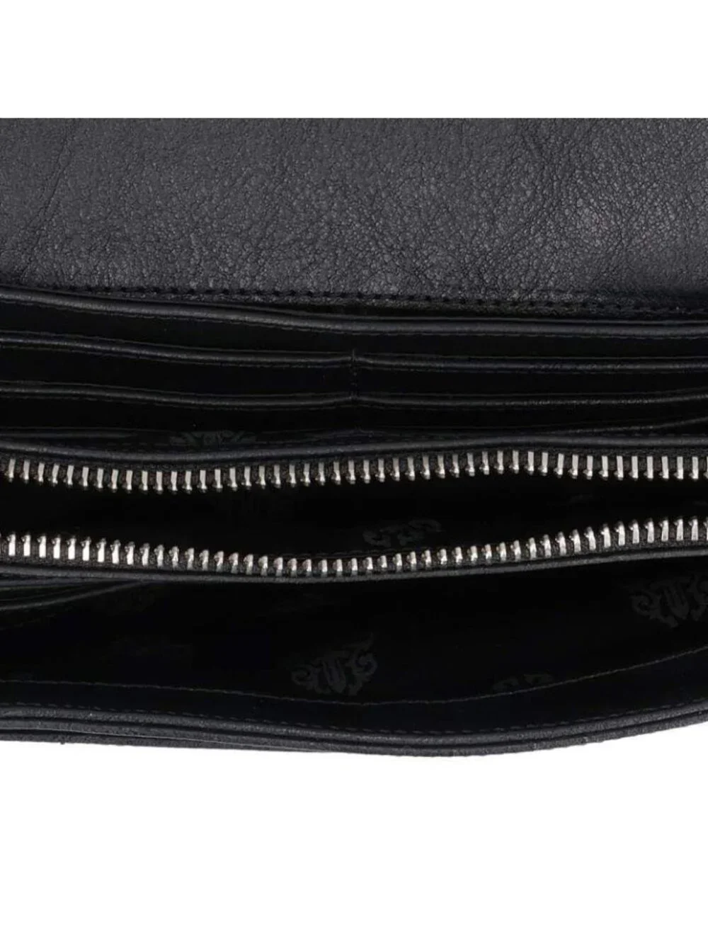 Chrome Hearts Judy Cross Button Leather Wallet